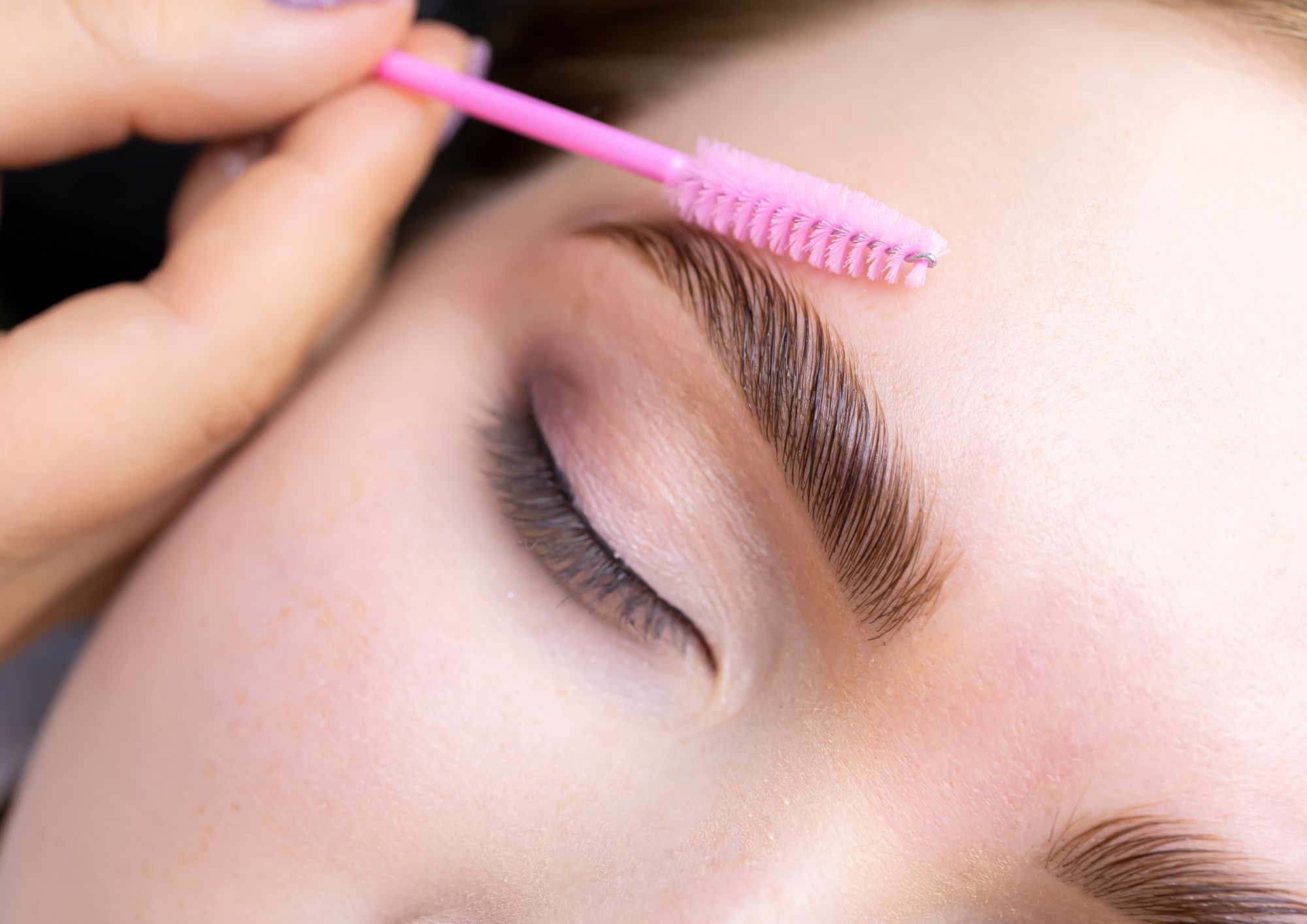 Brow lamination at Nectar at the Villa in El Dorado Hills