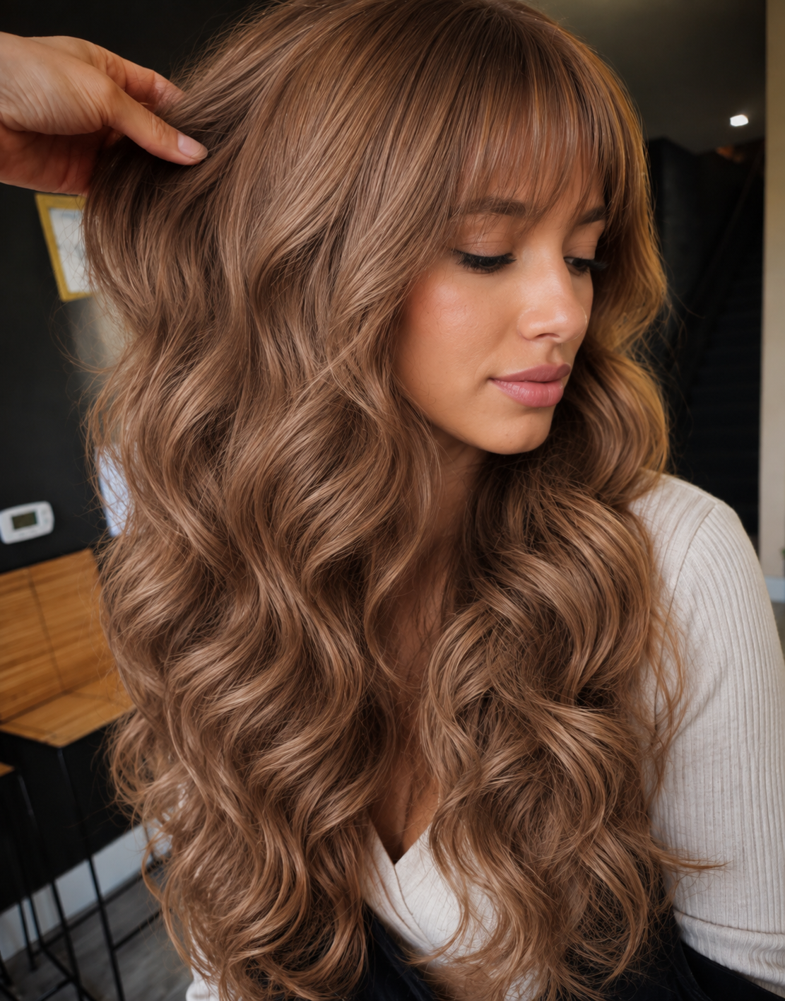 All over hair color