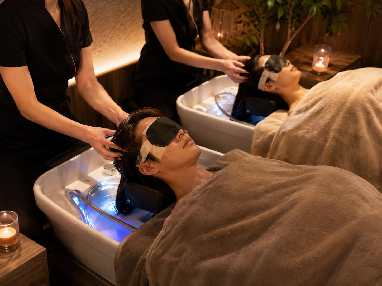 Couples Revive head spa treatment