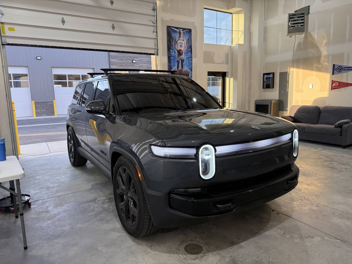 Rivian R1S with ceramic window tint