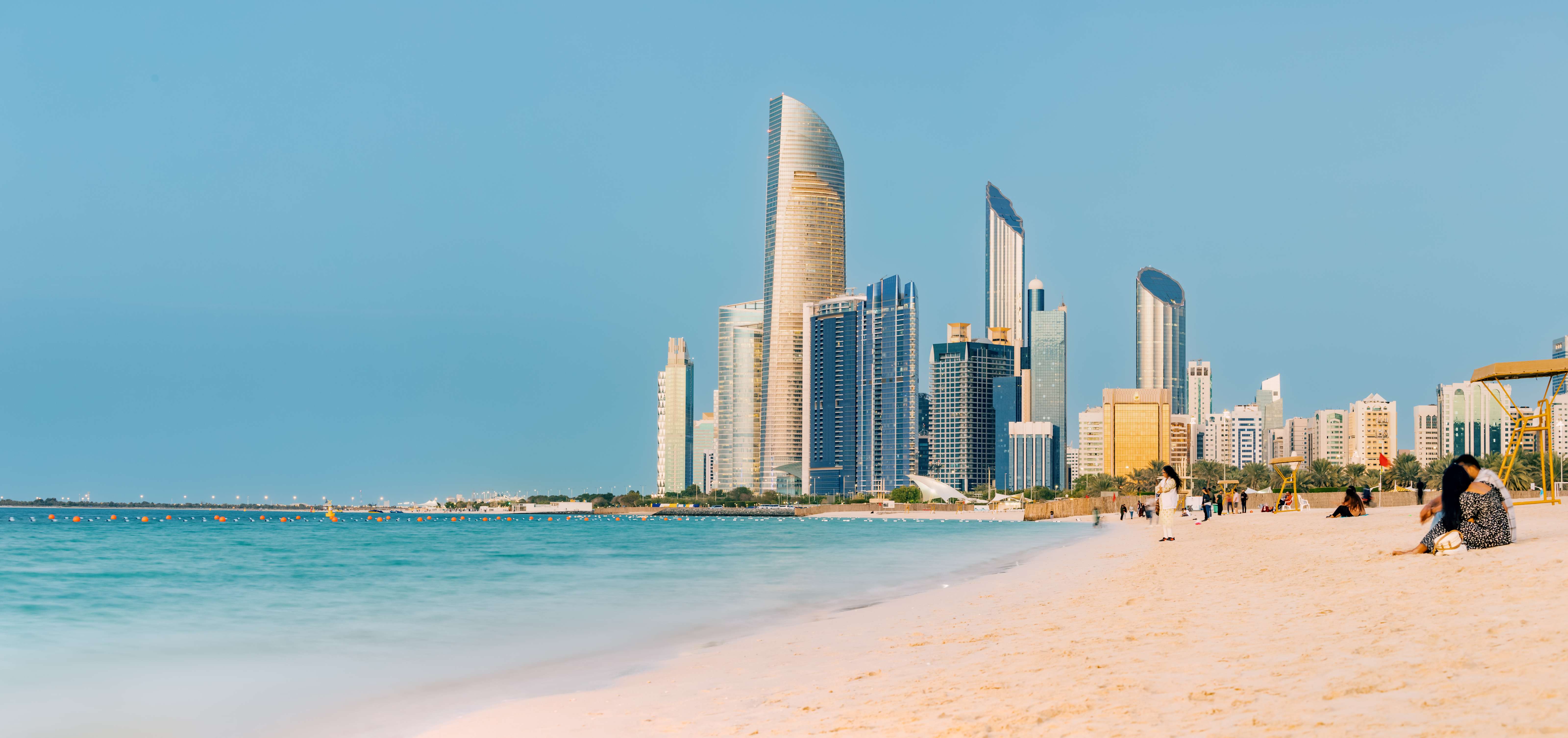 Abu Dhabi Skyline & Corniche Beach - Business Setup in Abu Dhabi