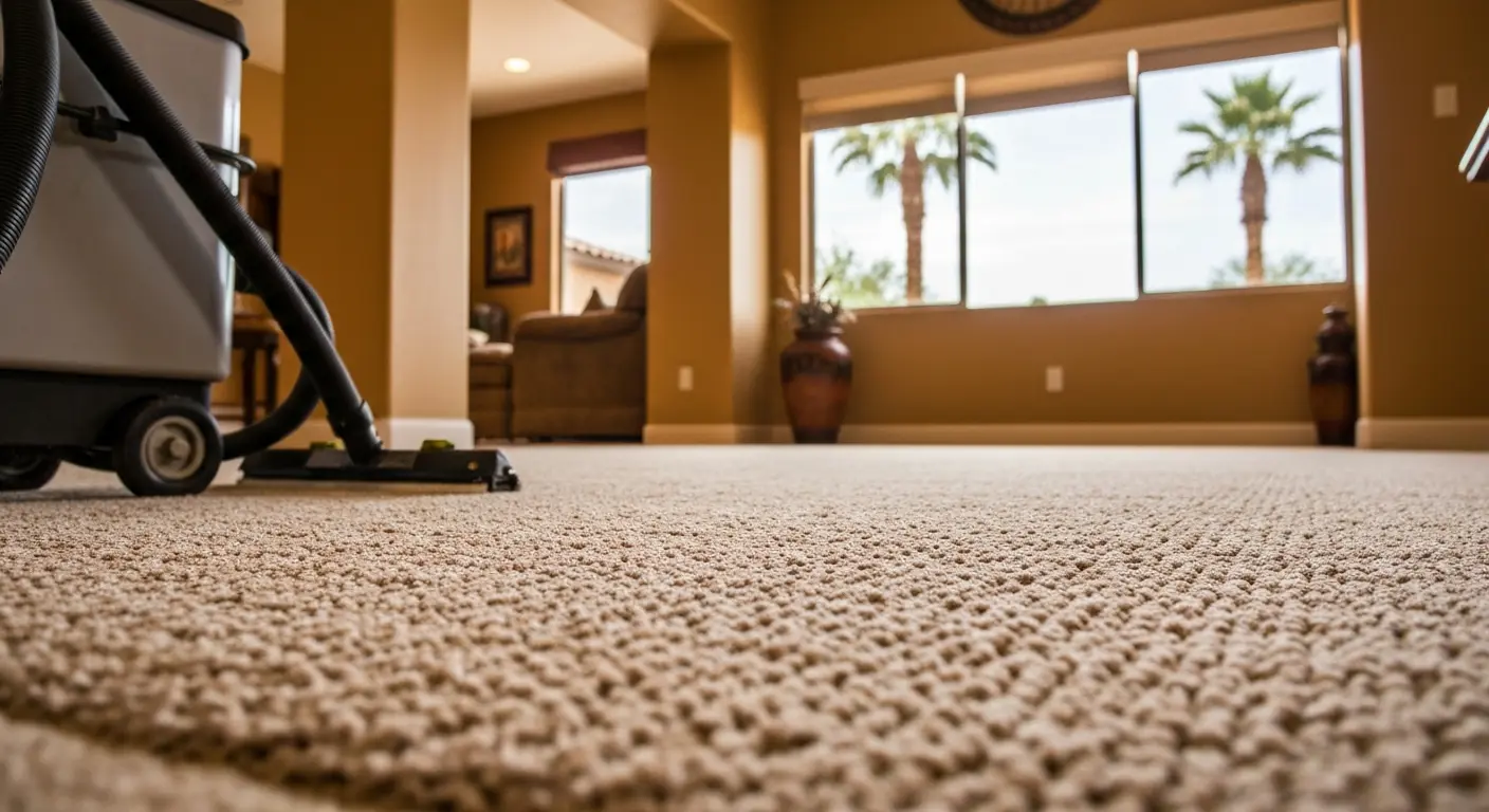 Carpet cleaning in Sun City home