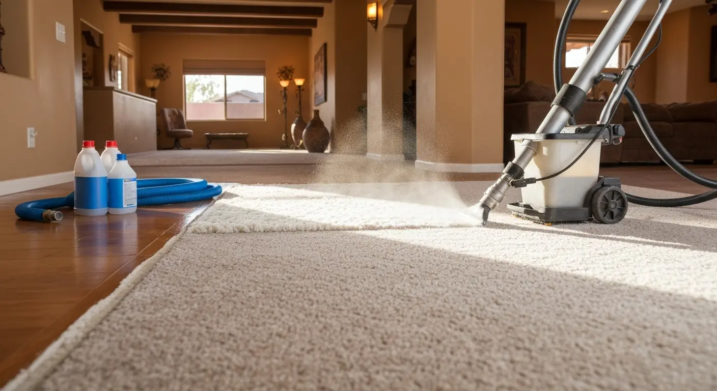 Residential carpet cleaning in Avondale home