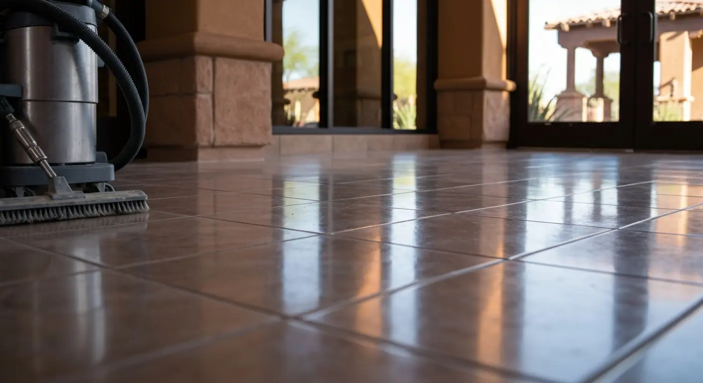 Commercial entryway tile cleaning in Surprise