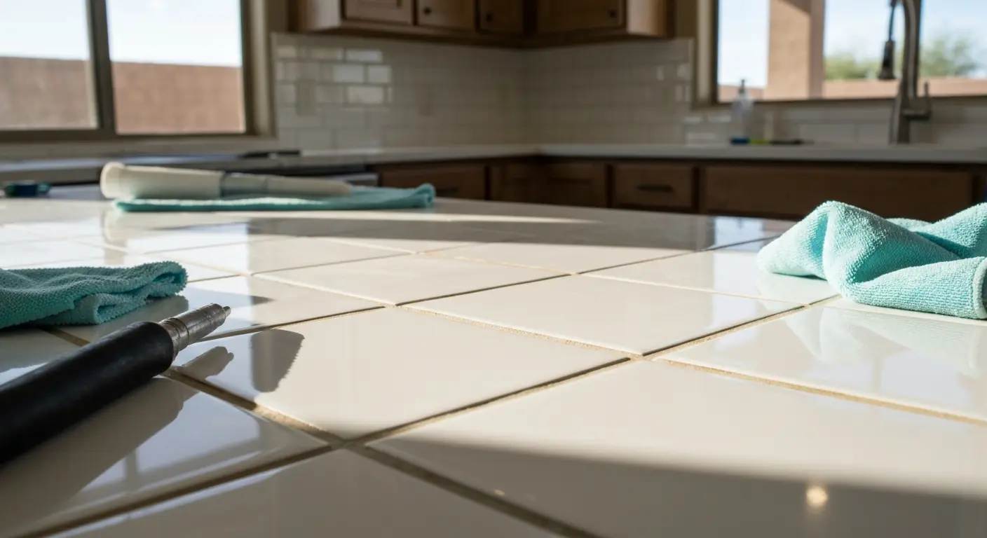 Tile and grout restoration in Goodyear