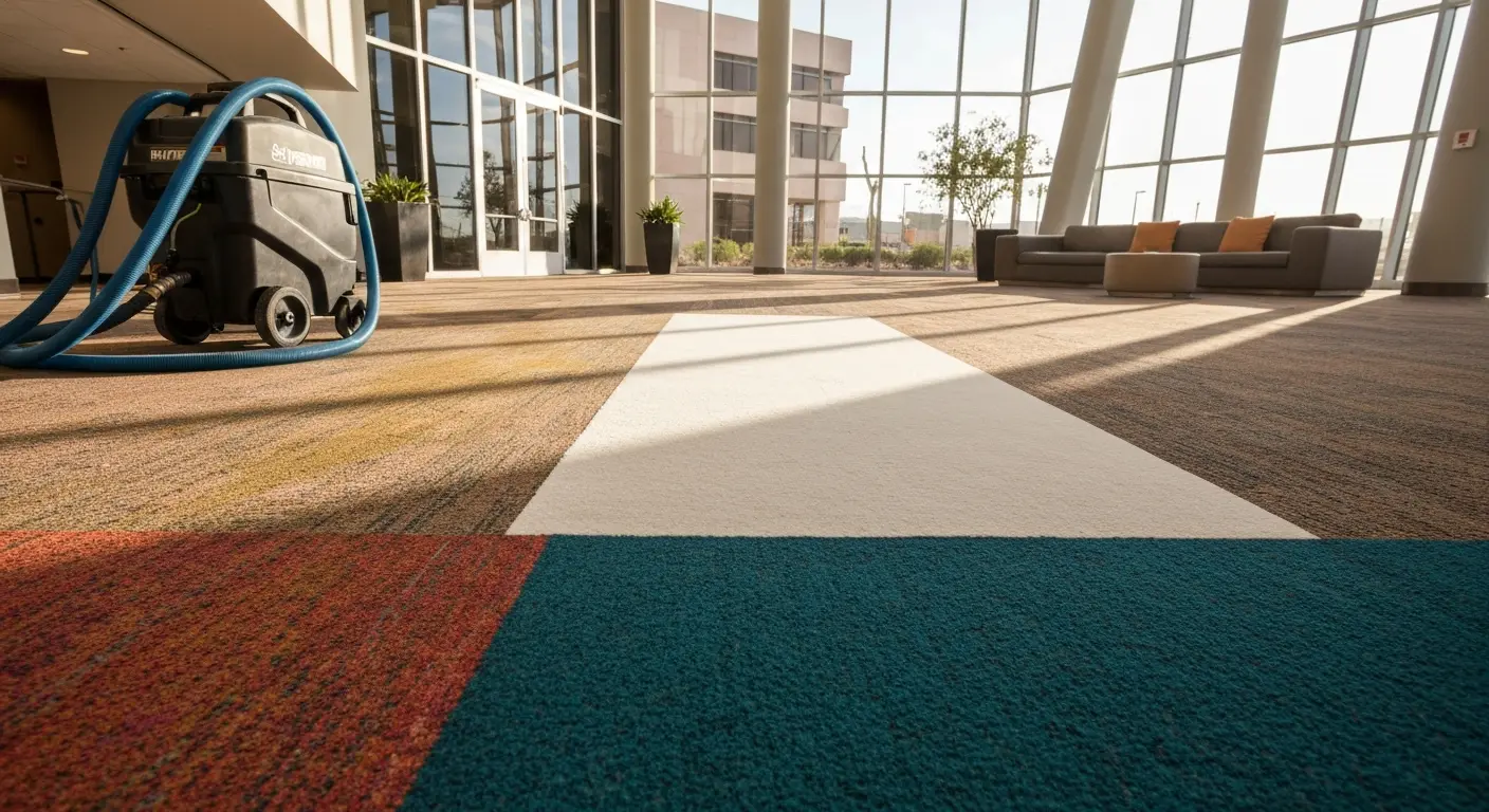 Commercial carpet cleaning in Avondale office
