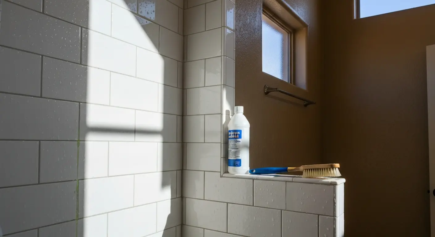 Bathroom tile cleaning service