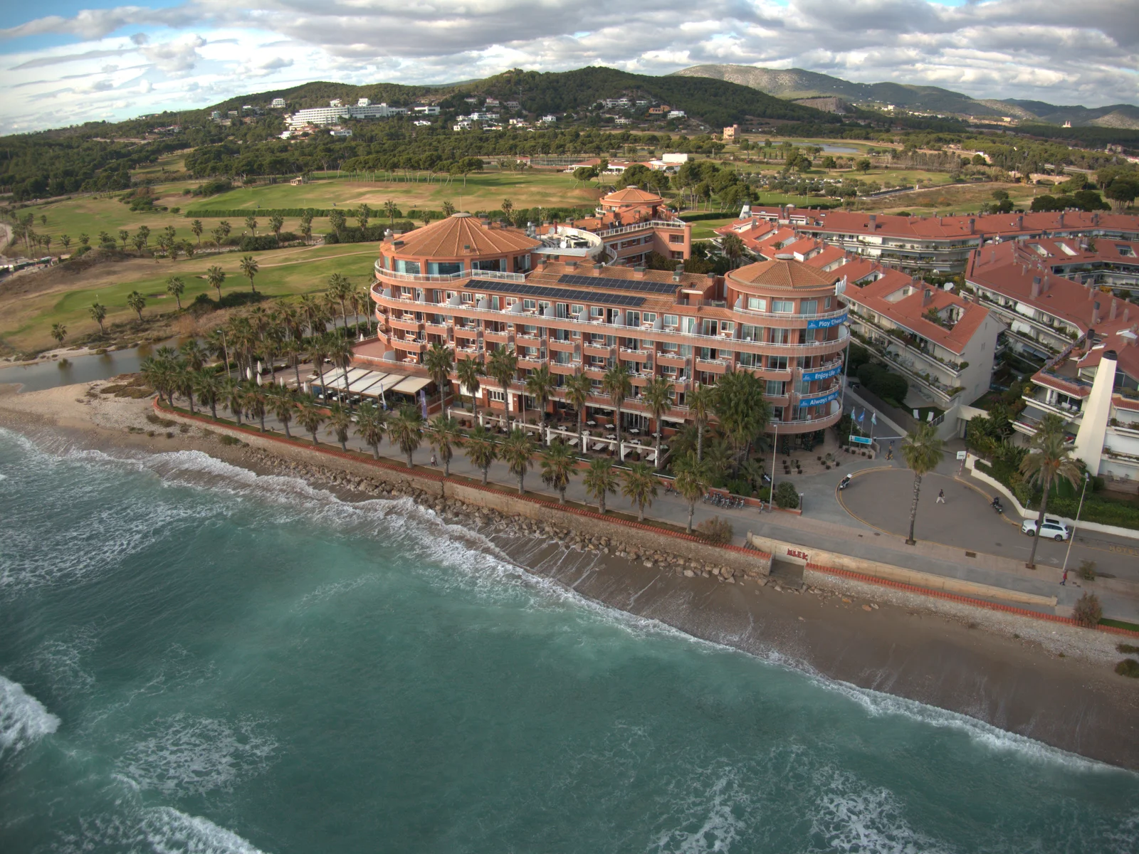 Imágen capturada desde un dron de Vaya Plano para el Hotel Sunway