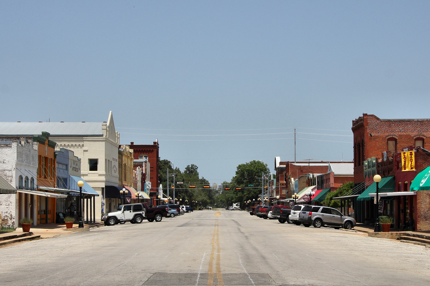 Historic downtown Main Street — Smithville, TX