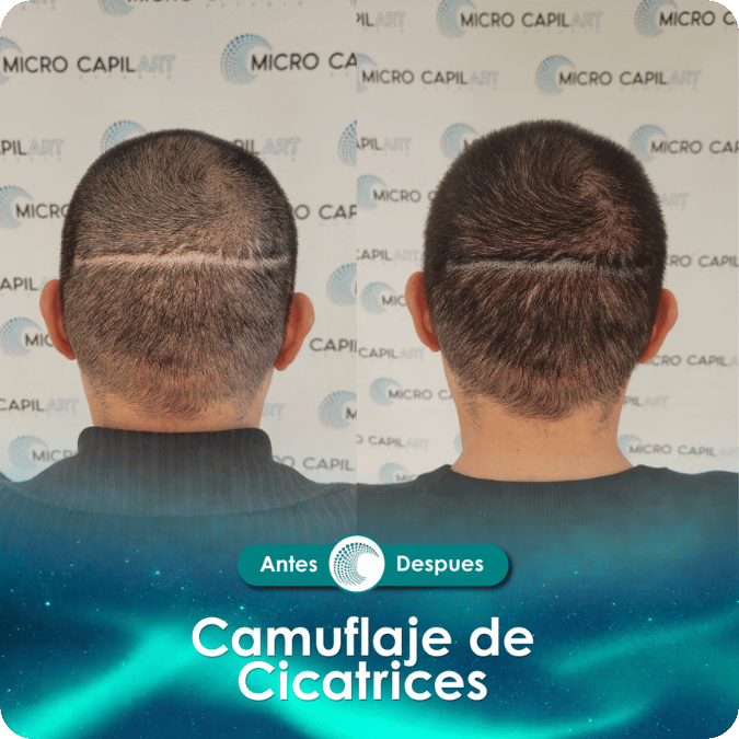 Camuflaje de cicatriz - Caso 7