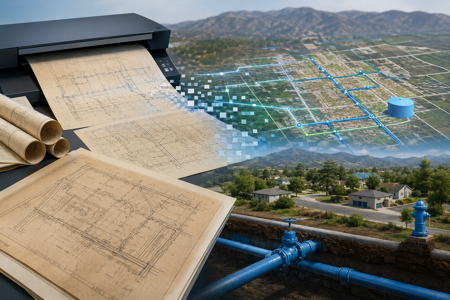 Mapping the flow of water infrastructure