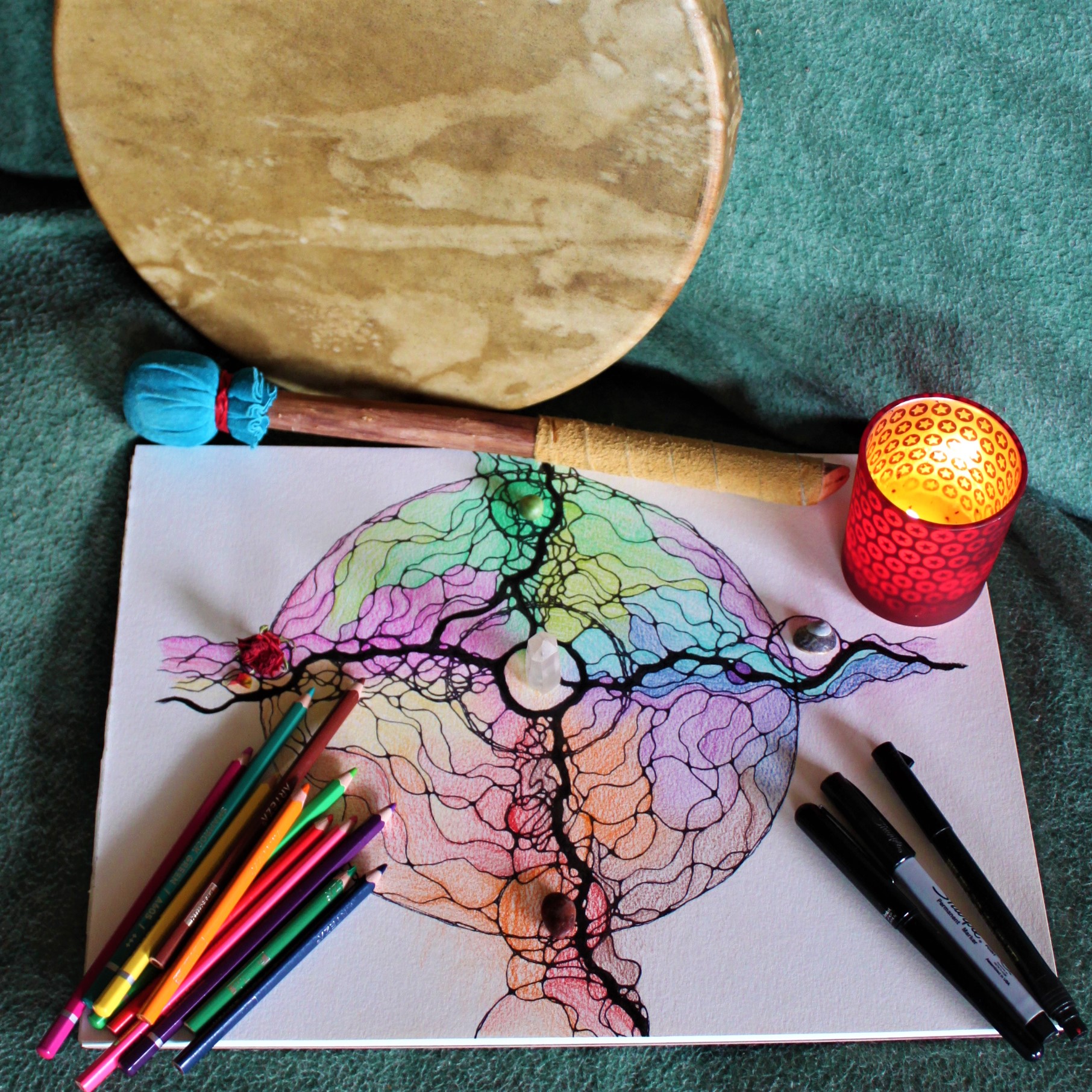 4 directions Ancestral Art Ceremony