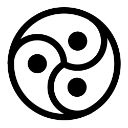 Tibetan Gankyil symbol