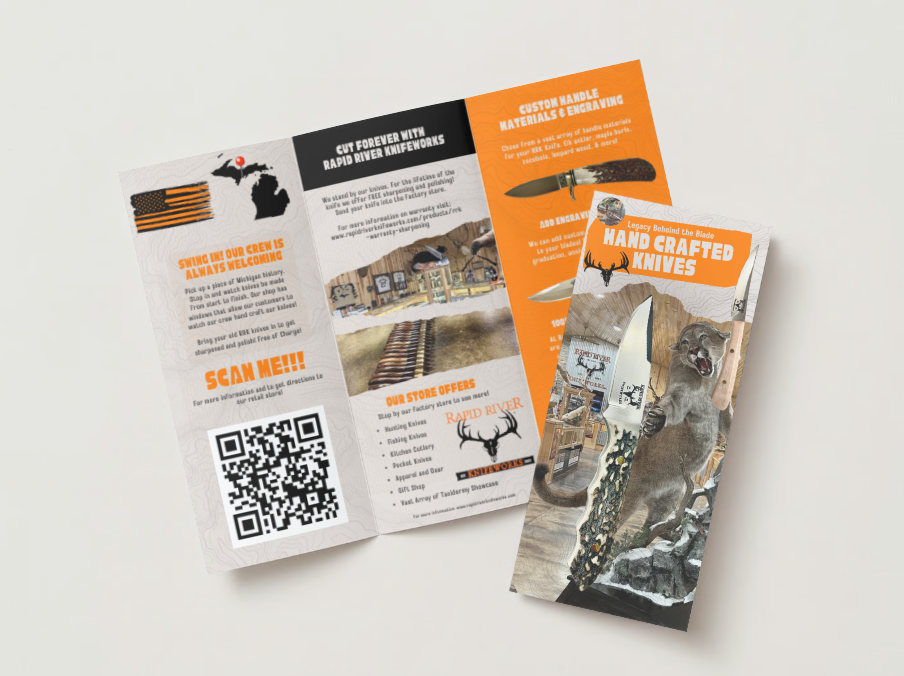 Trifold/Brochure for Hunting  Fishing Business