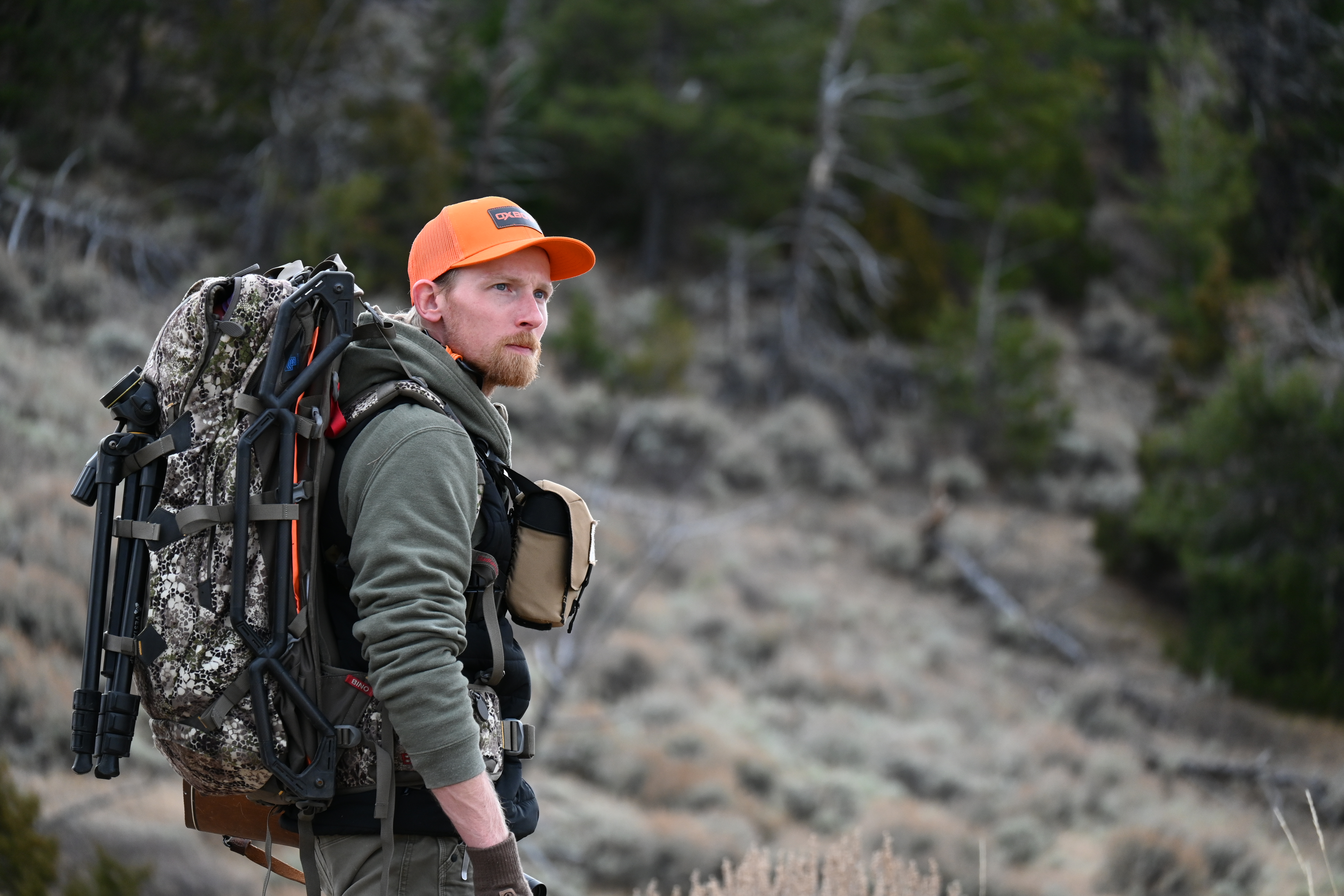 Hunting outfitter ad graphic