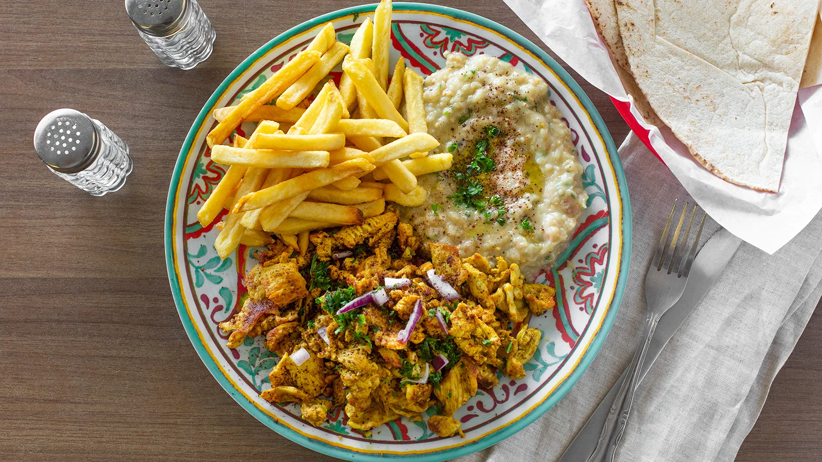 Cedars Grill Mediterranean dish