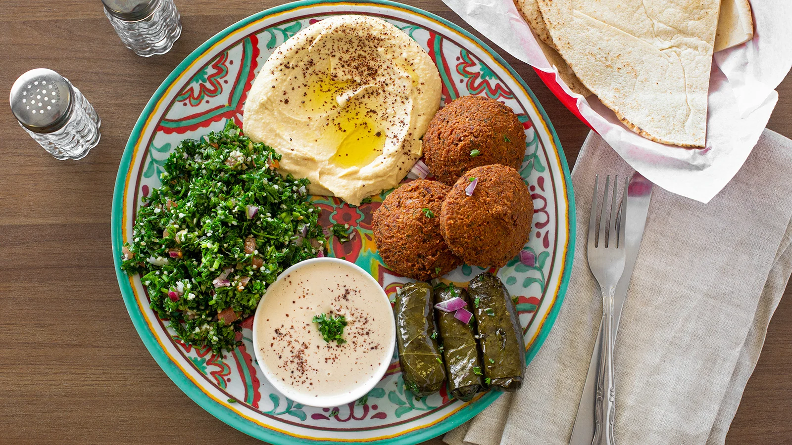 Cedars Grill Mediterranean dish