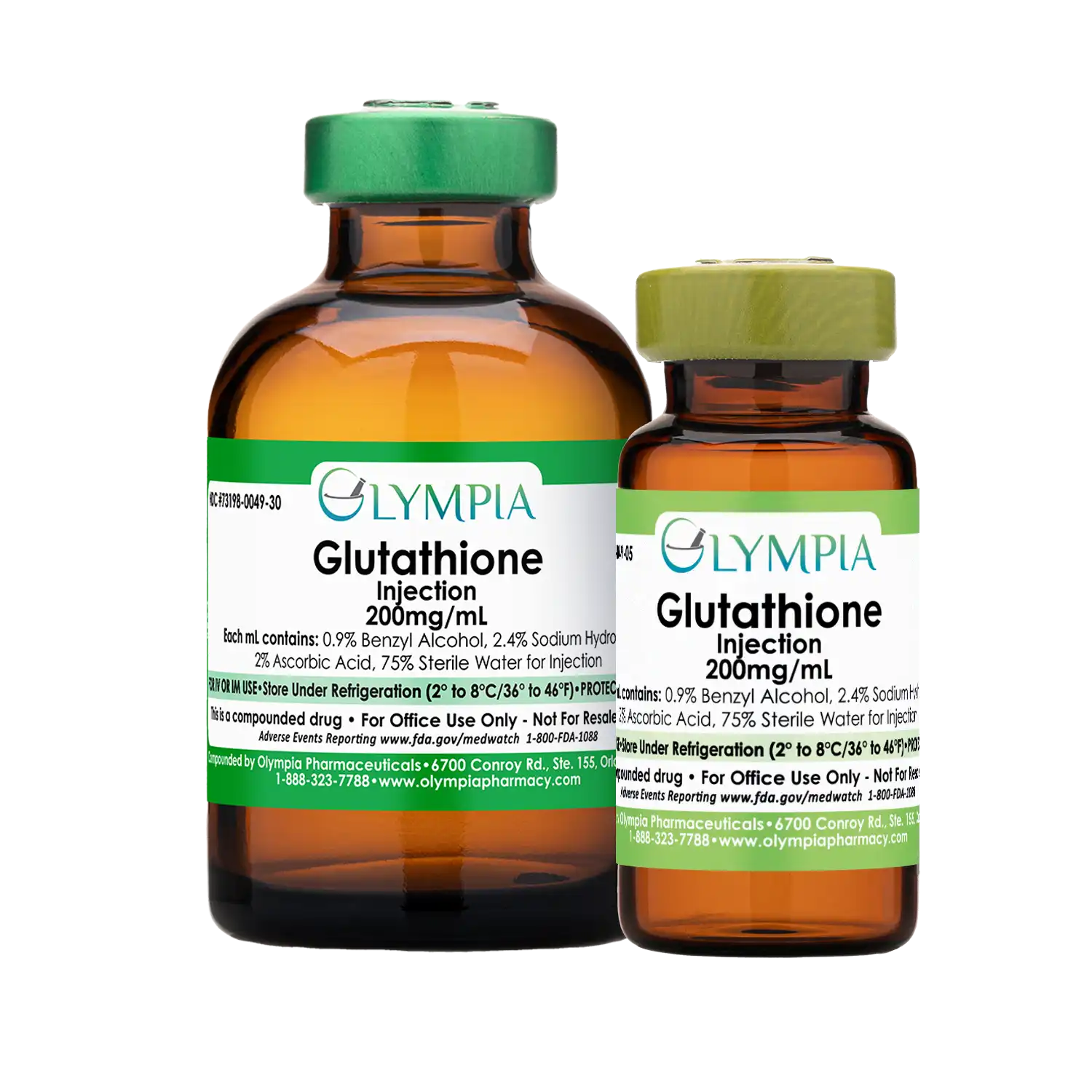 sterile water for glutathione injection 10ml & 50ml Sterile Water for Injection Vial