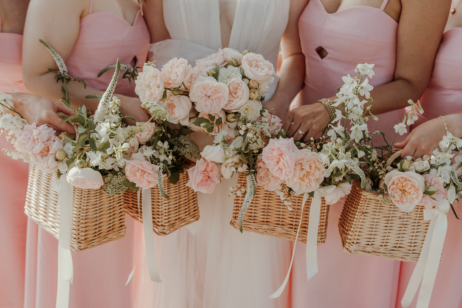 Wedding ceremony flowers by Solasta Blooms