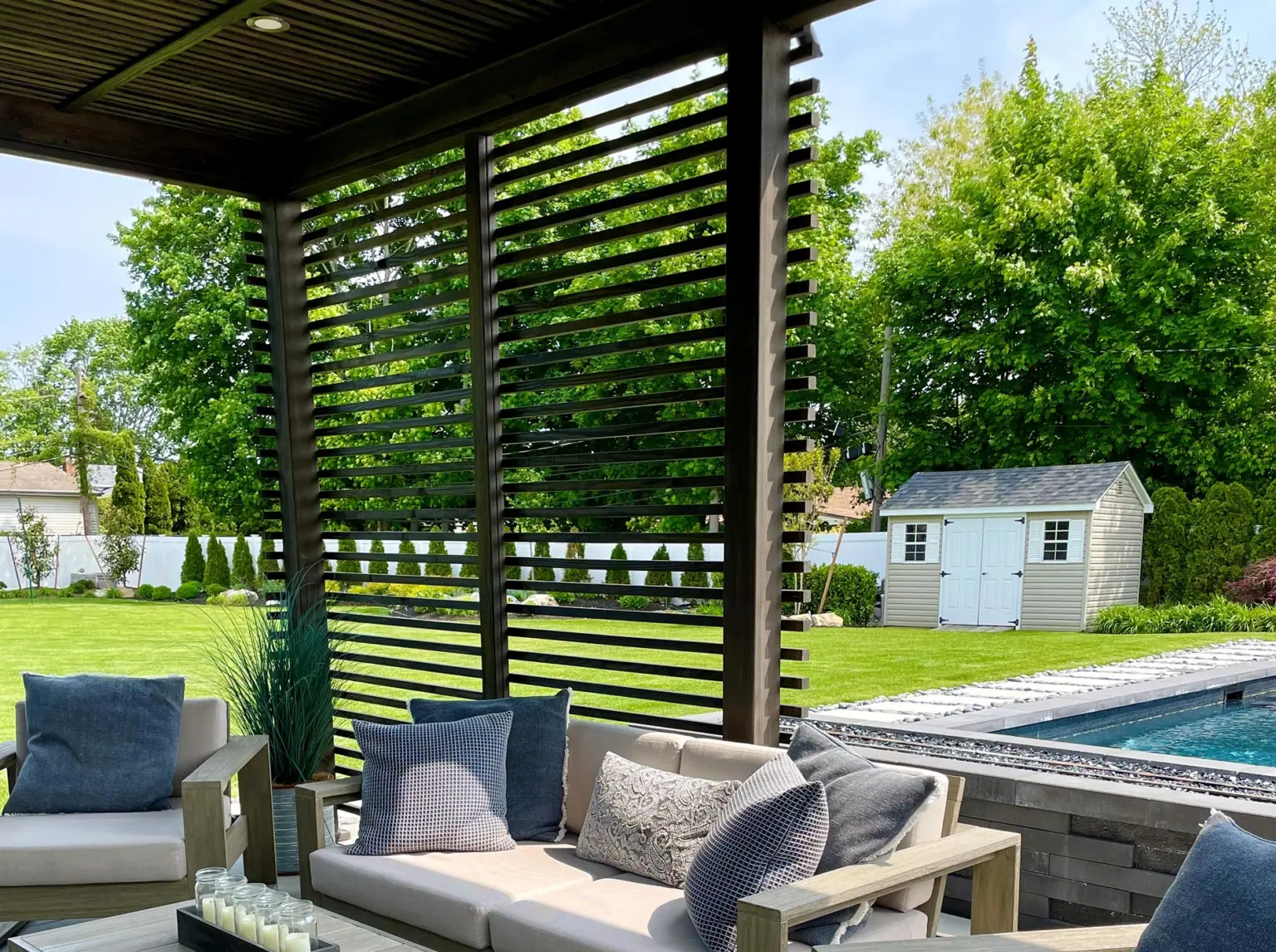 Pergola and deck