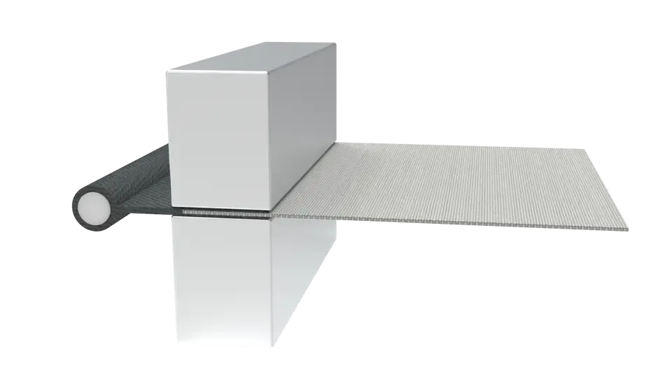 Go-Fenetex Keder molecular-level bonding to motorized screen – no zippers no glue