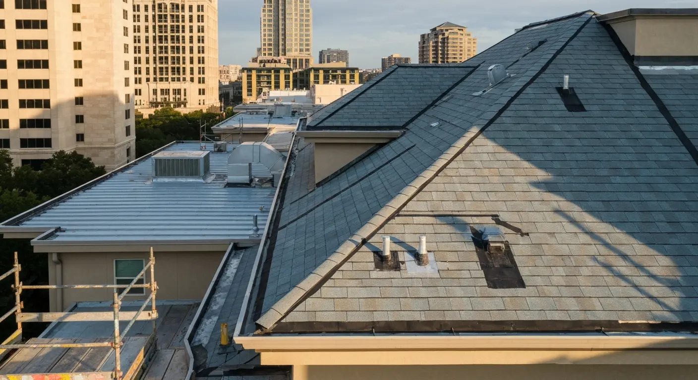 Multi-family roofing project Downtown