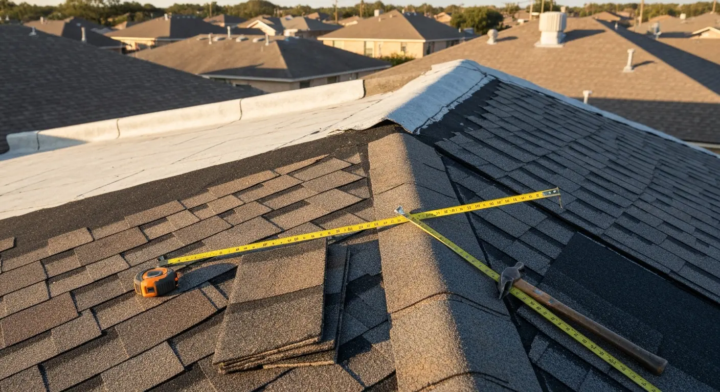 Emergency roof repair after storm