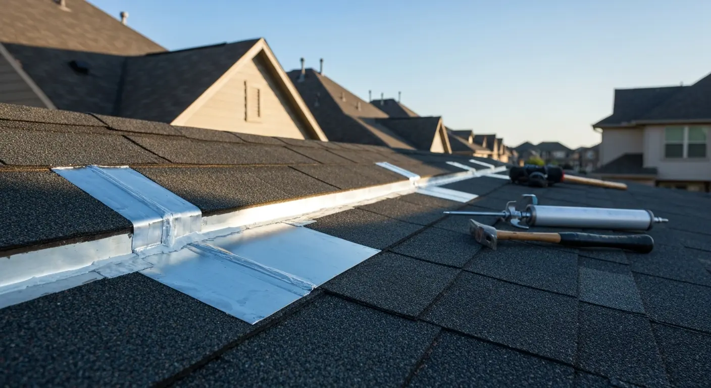 Residential roof repair in Galleria
