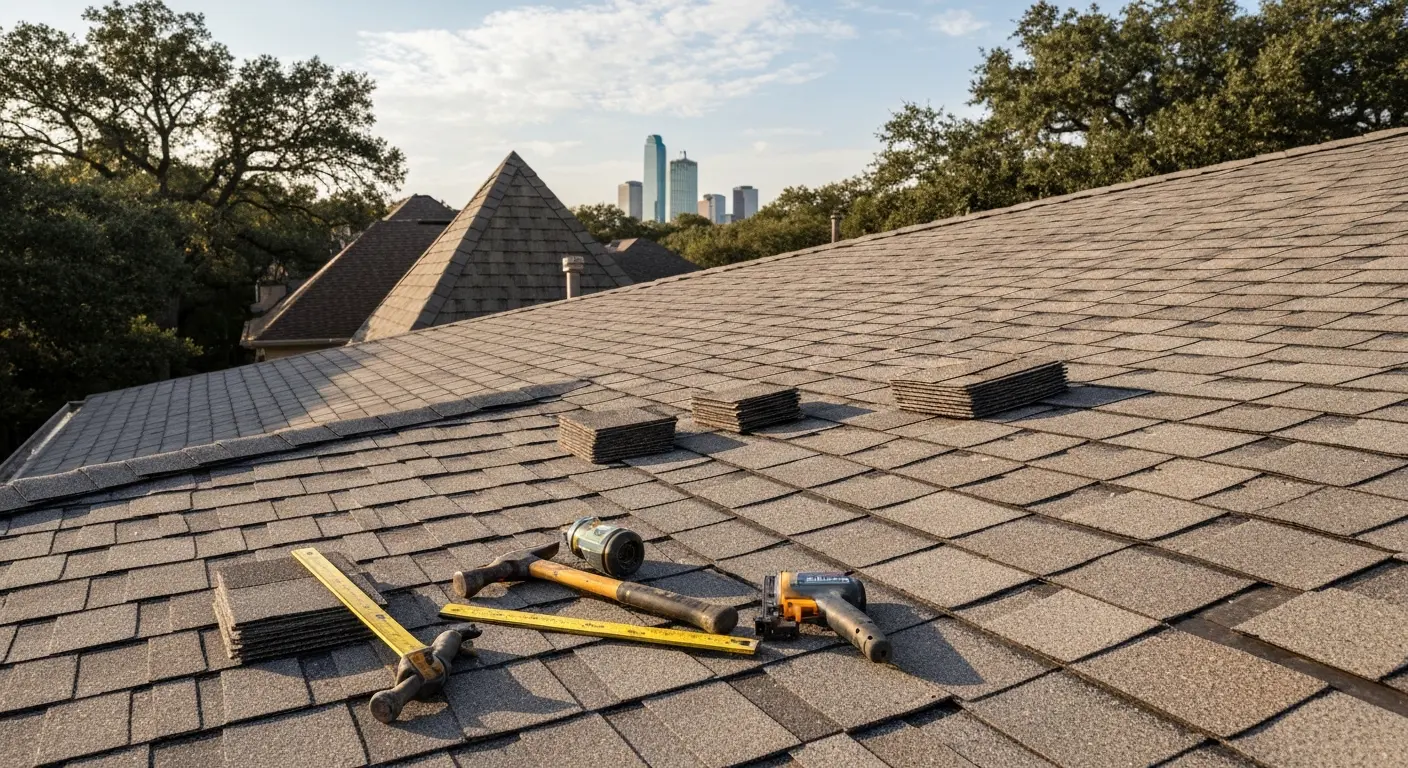 Full roof replacement project Uptown