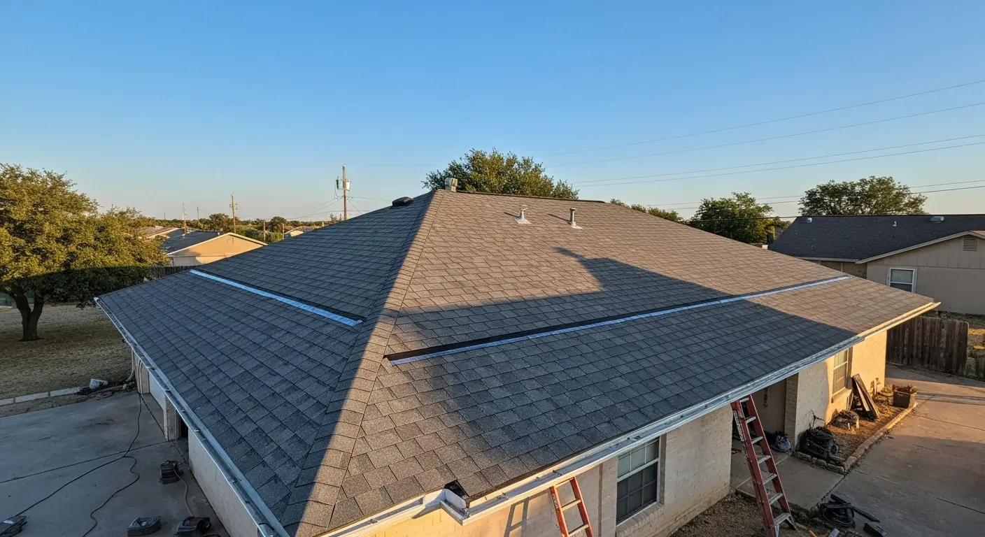 Roof replacement on Harlingen residential home