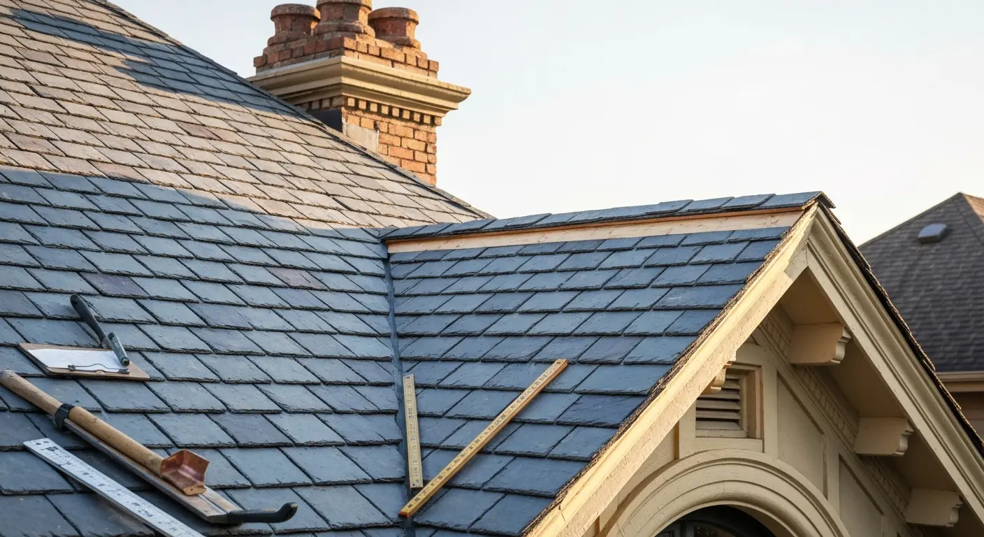 Historic home roof restoration