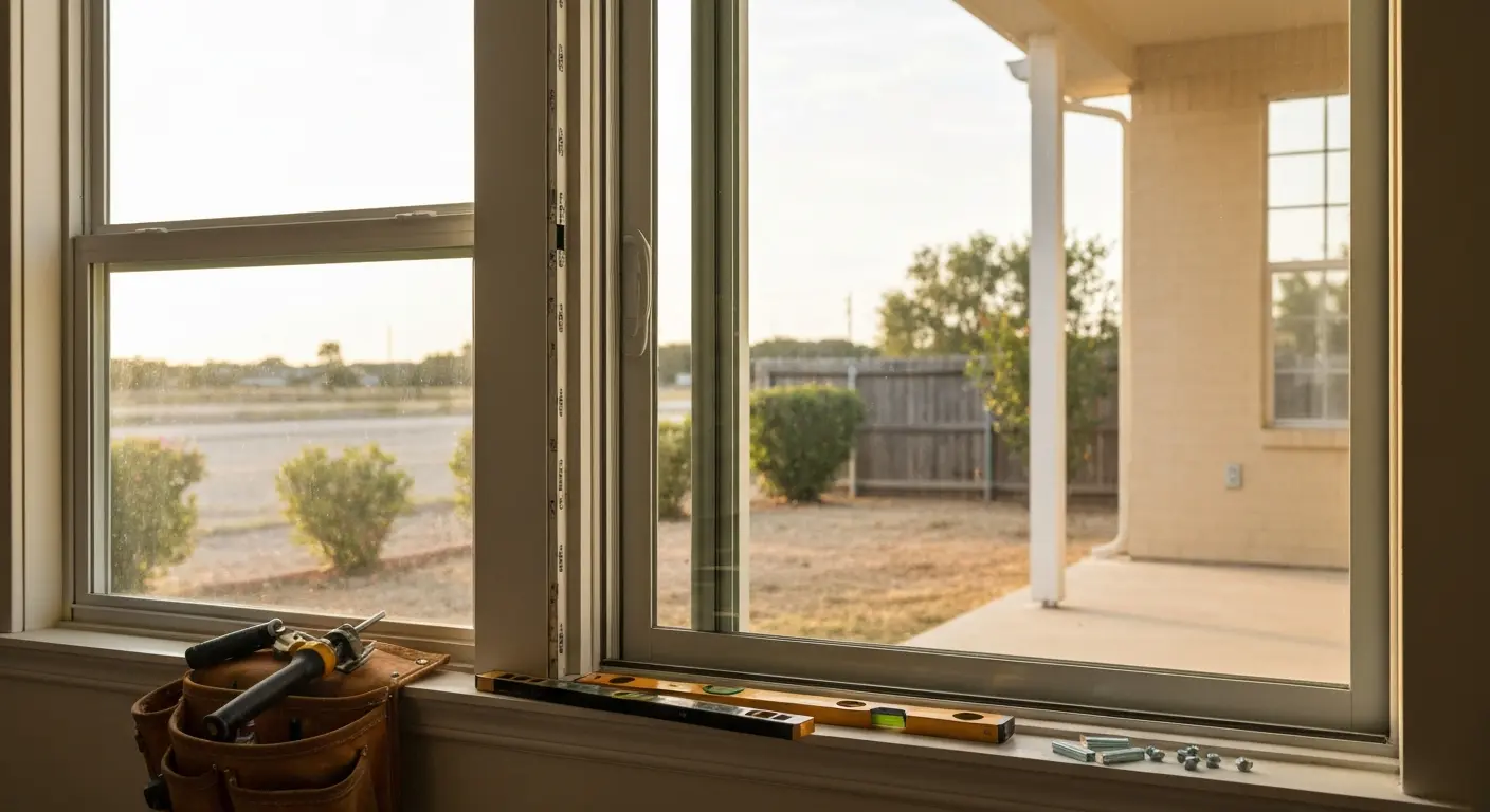 Patio door installation