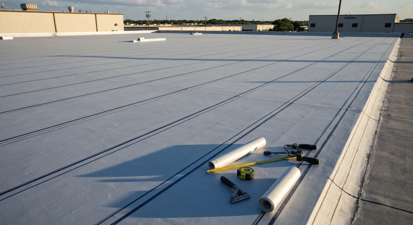 Commercial roof service