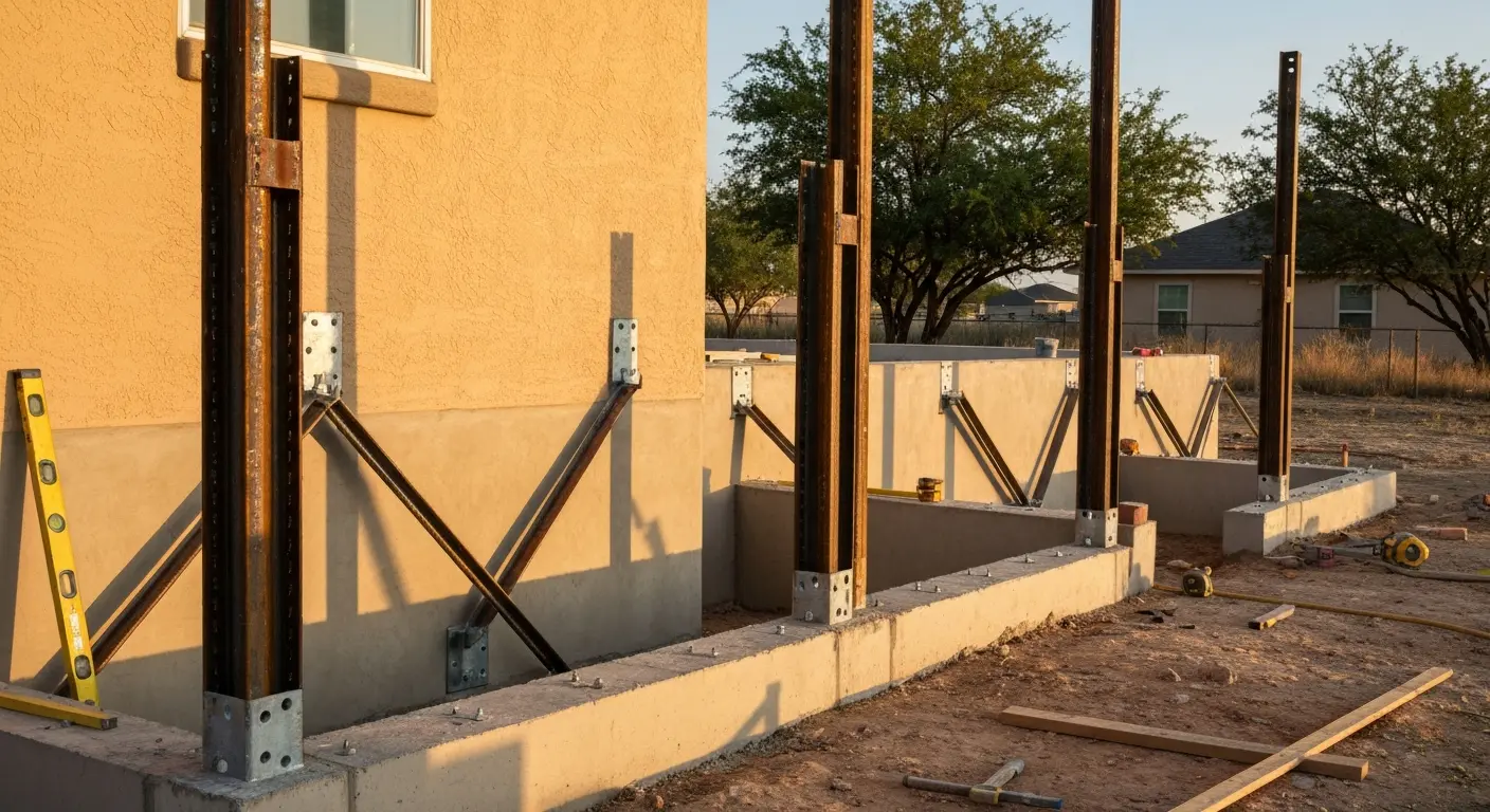 Structural foundation work