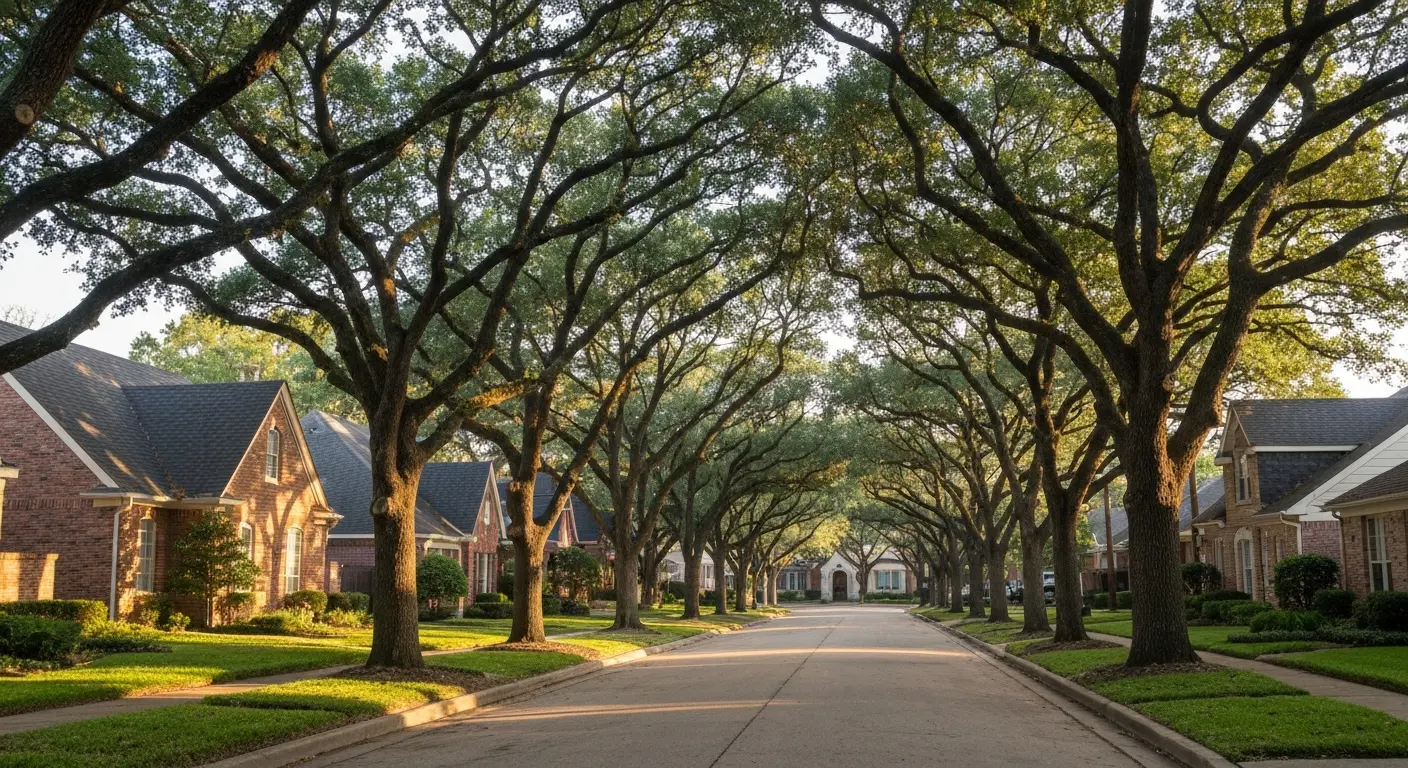 Bellaire neighborhood street