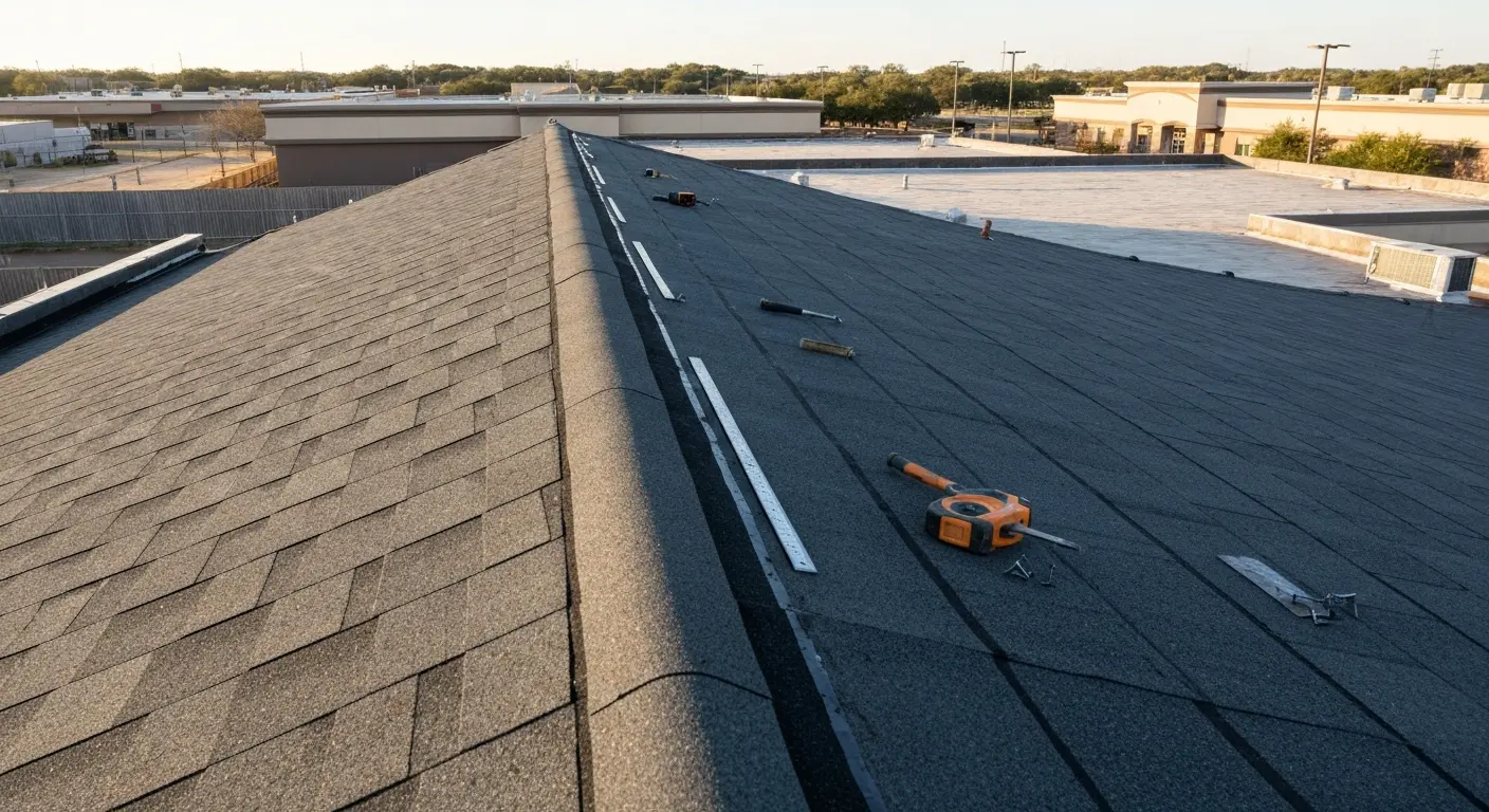 Full roof replacement project