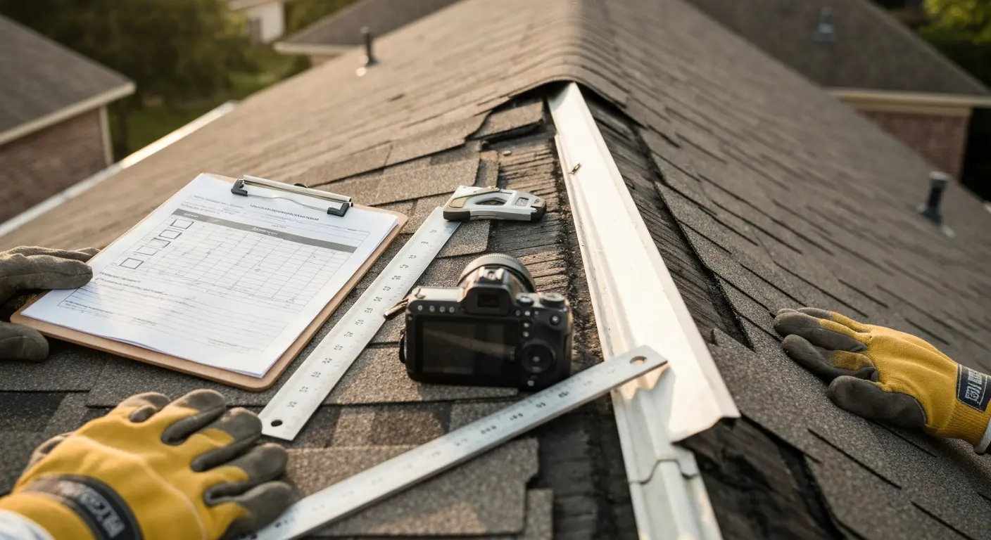 Storm damage inspection