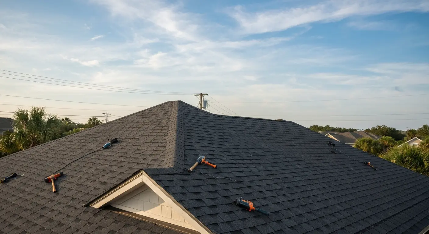 Roof replacement installation
