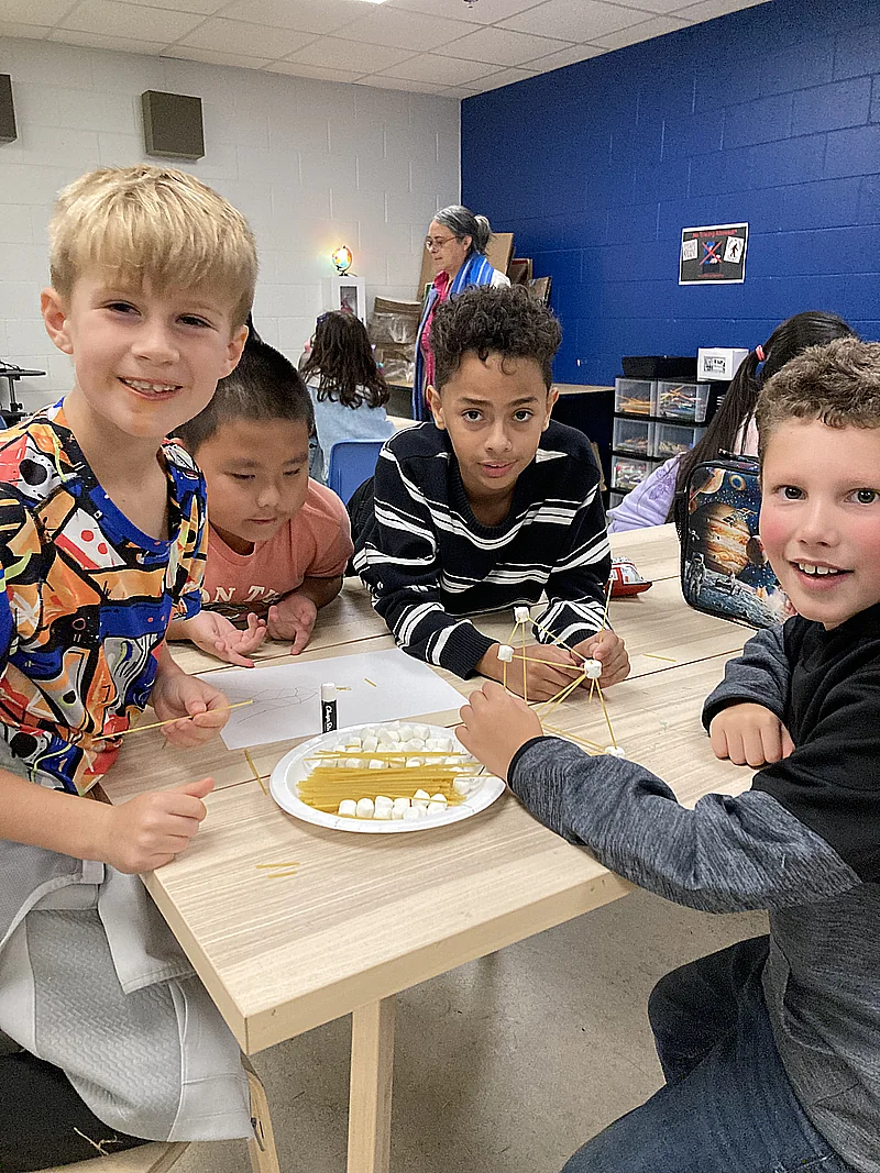 Students collaborating