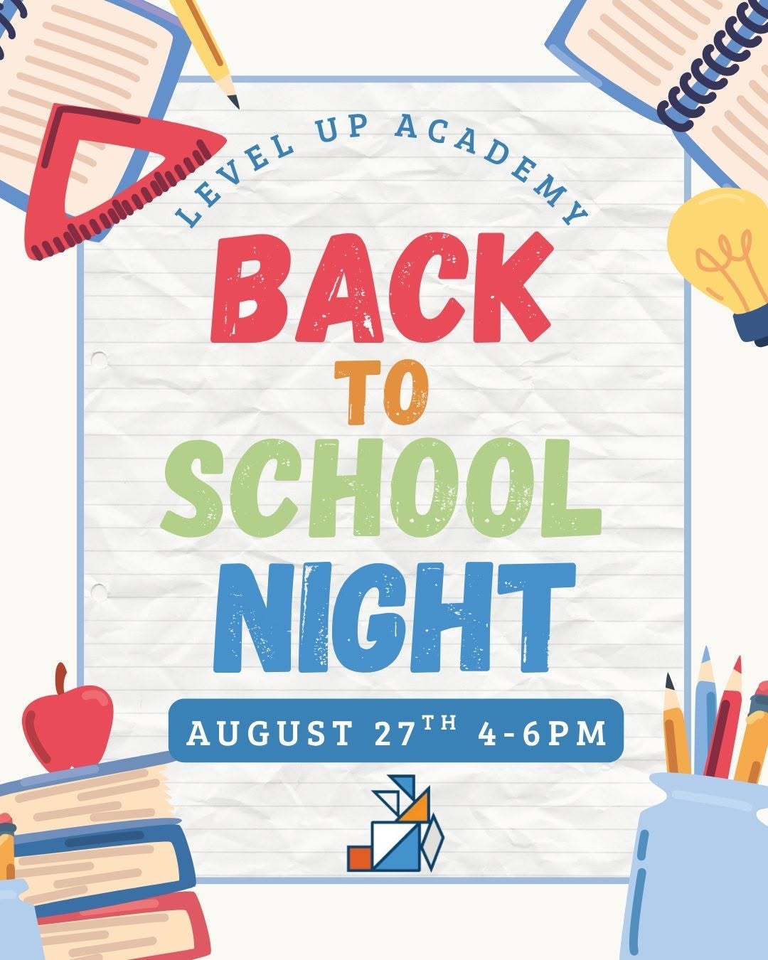Back to School Night flyer