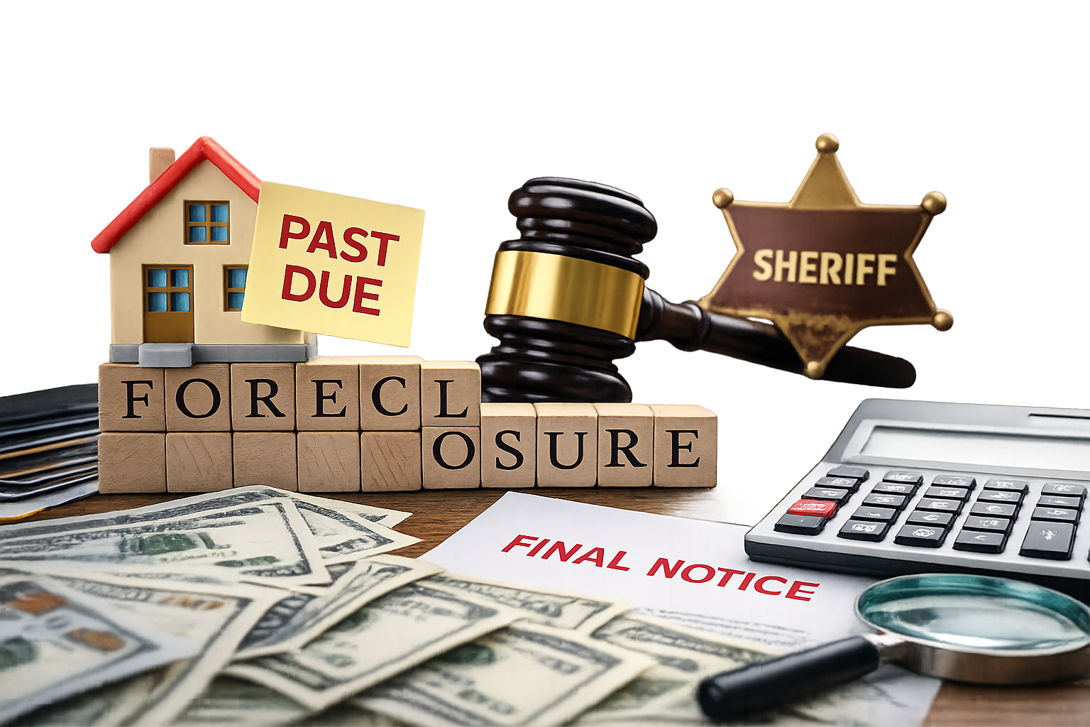 Foreclosure and financial pressure support