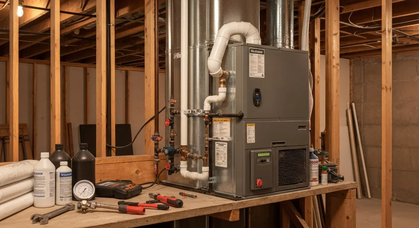 Heating system installation