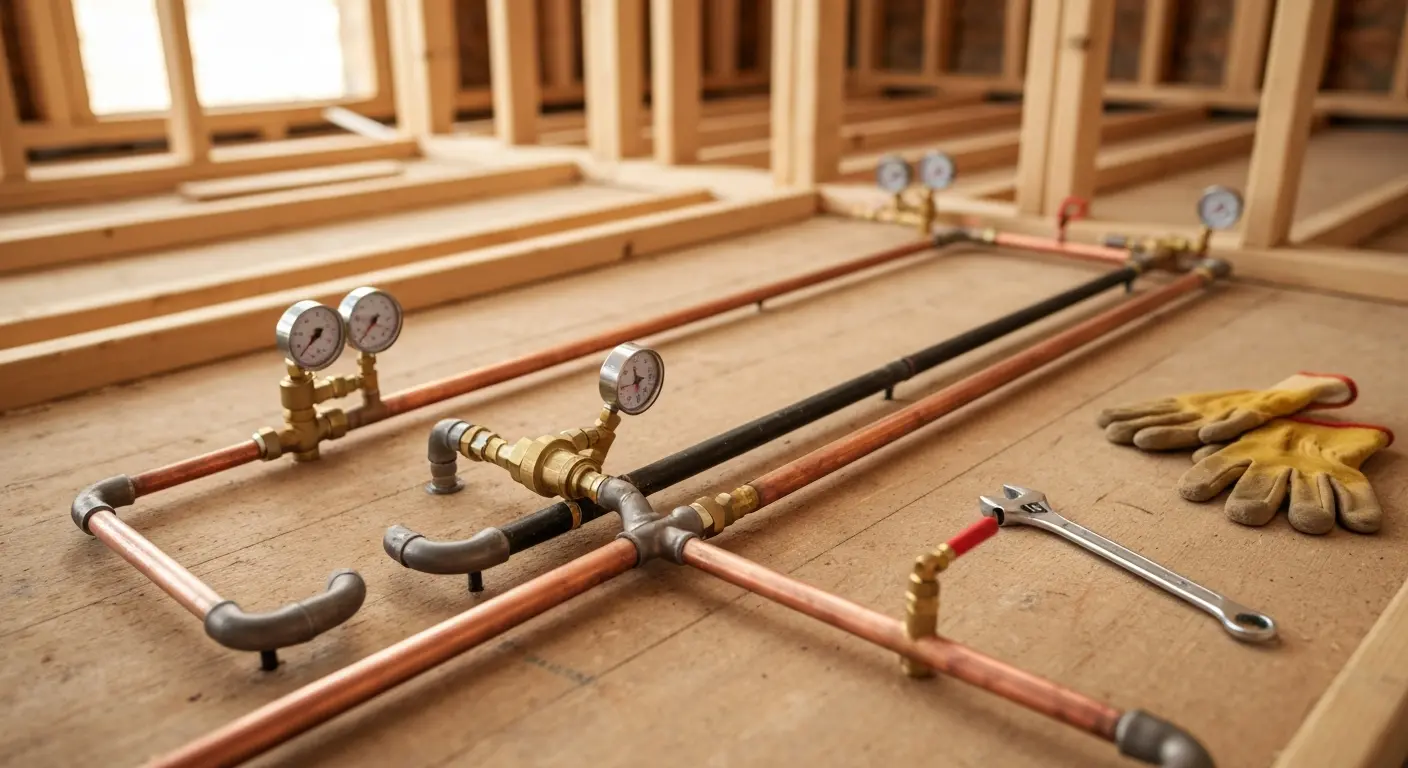 Gas line installation Sherrills Ford