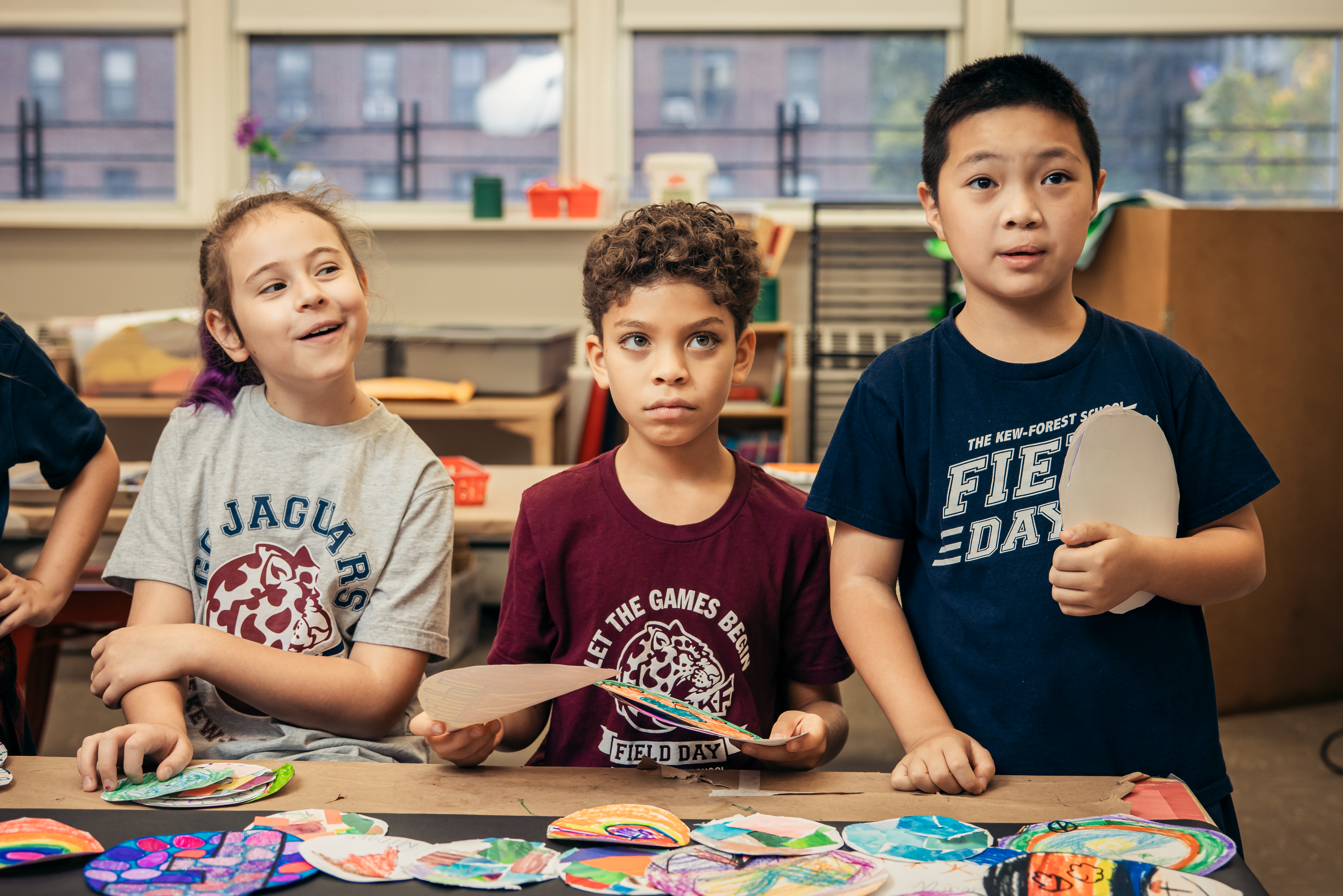 Diverse students at Kew-Forest Field Day
