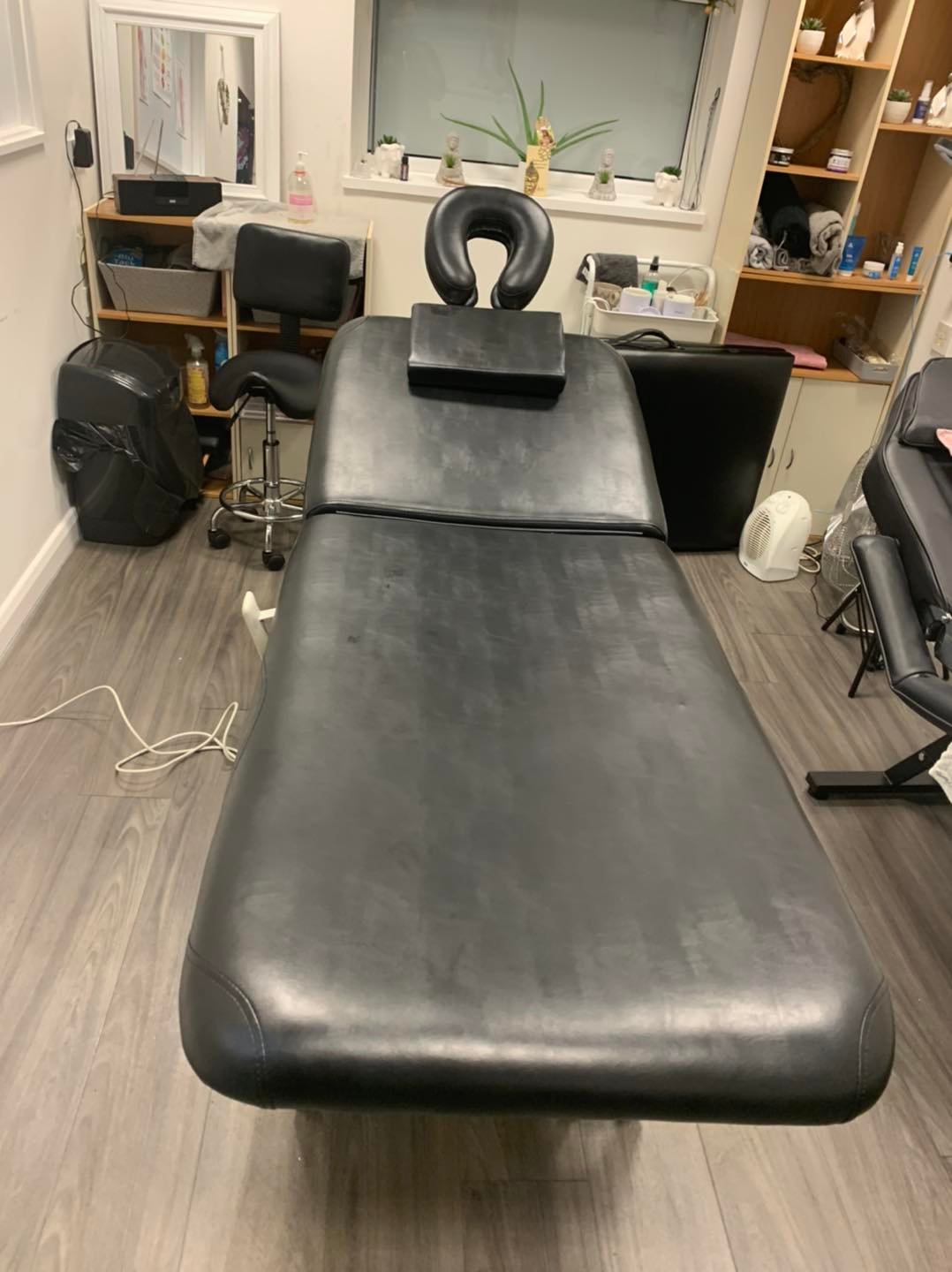 Private treatment room at Rebels Sports Massage inside Formula Fitness, Knottingley