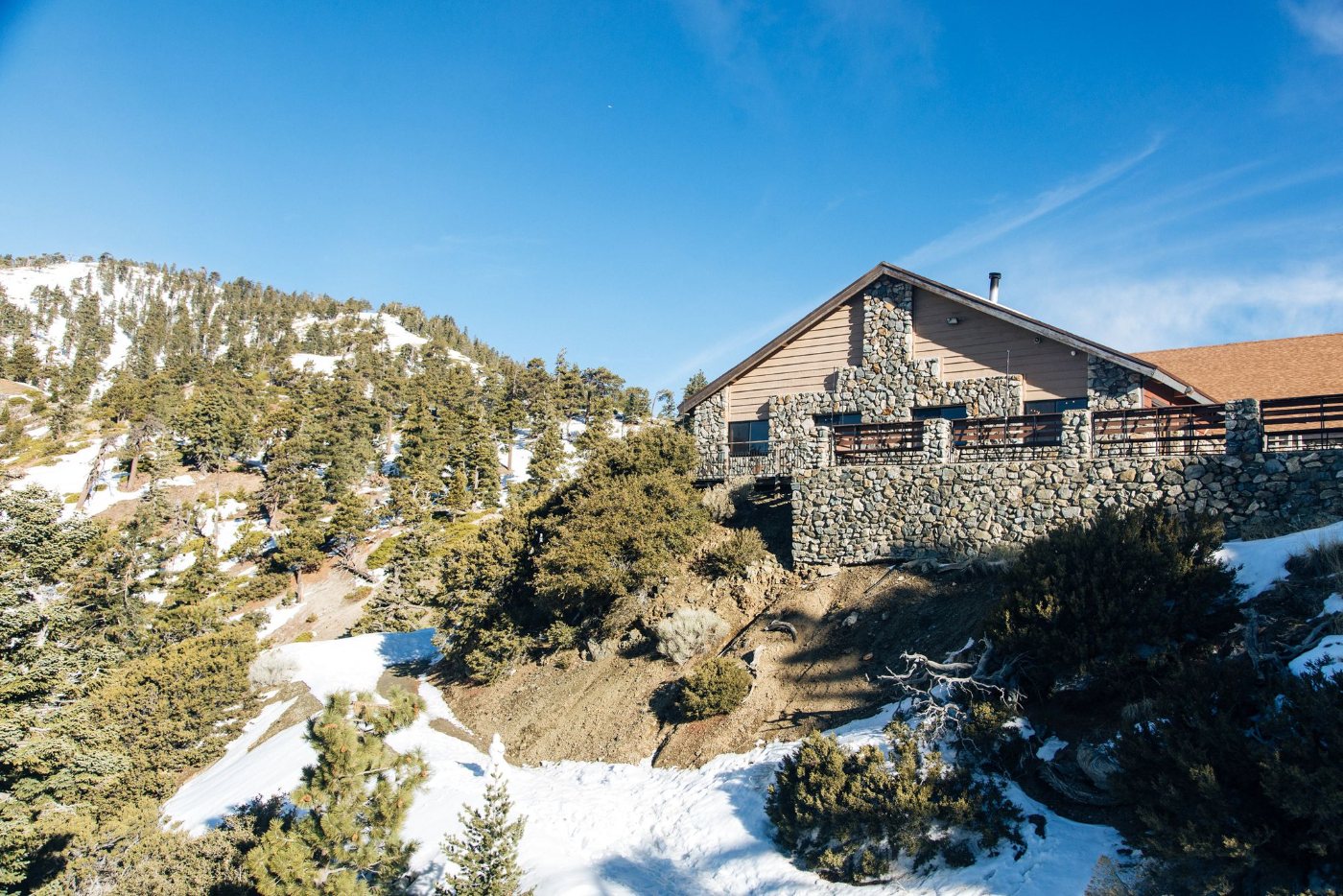 Top of the Notch above the slopes