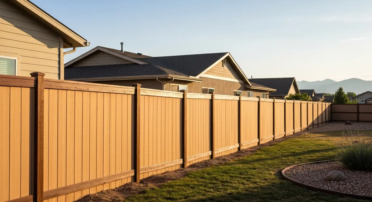 Fence installation in Derby neighborhood