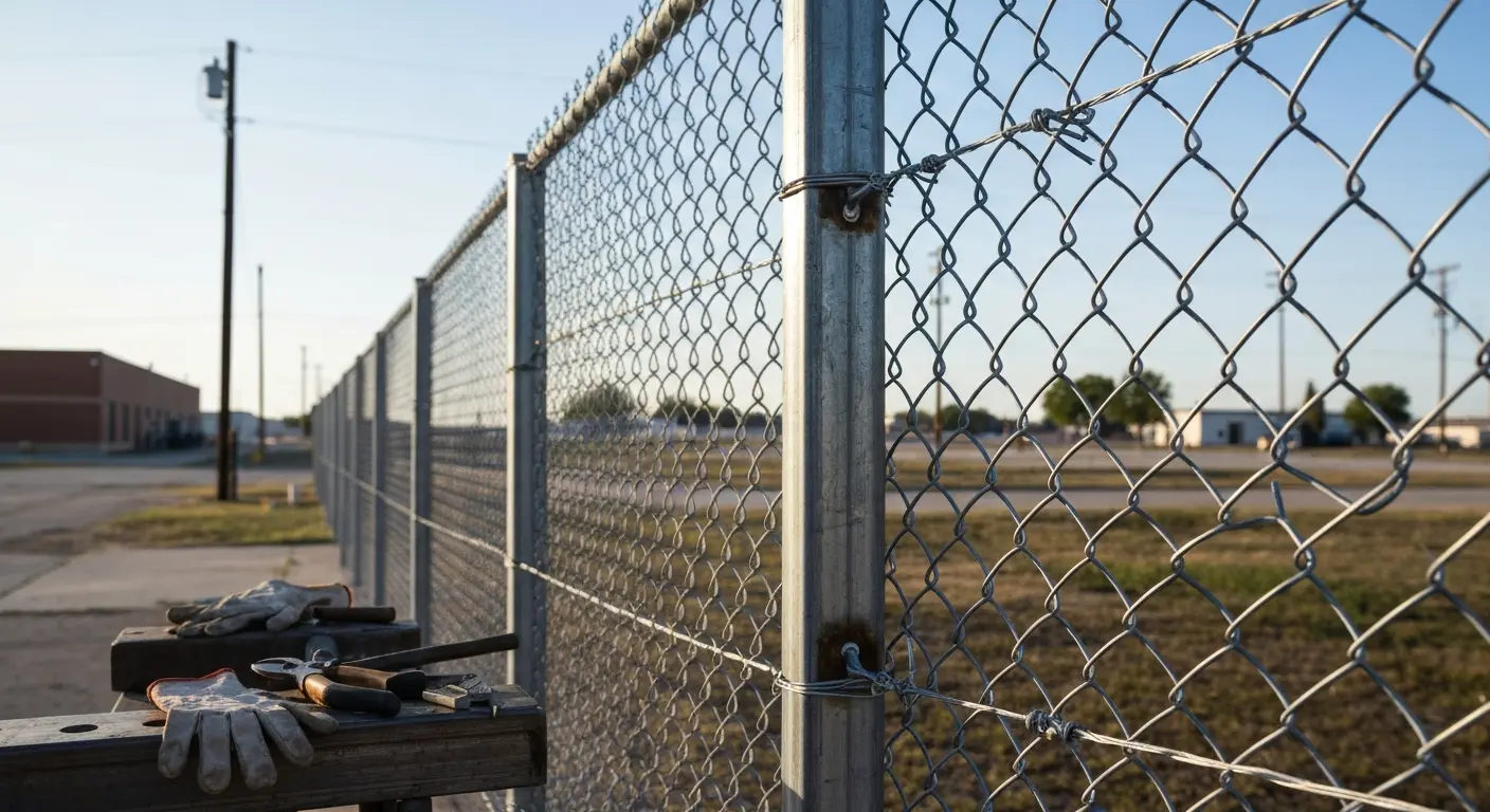 Metal fence repair