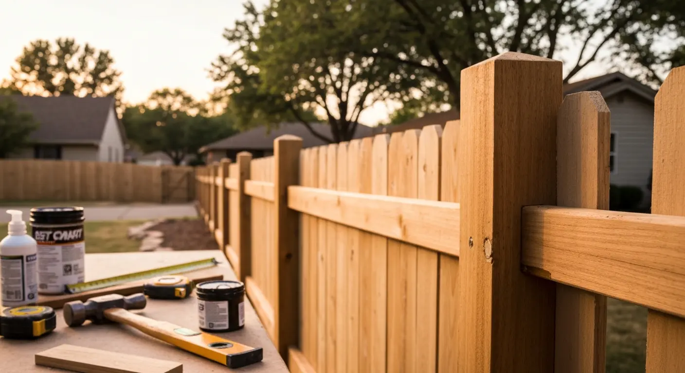 Fence repair work in Valley Center