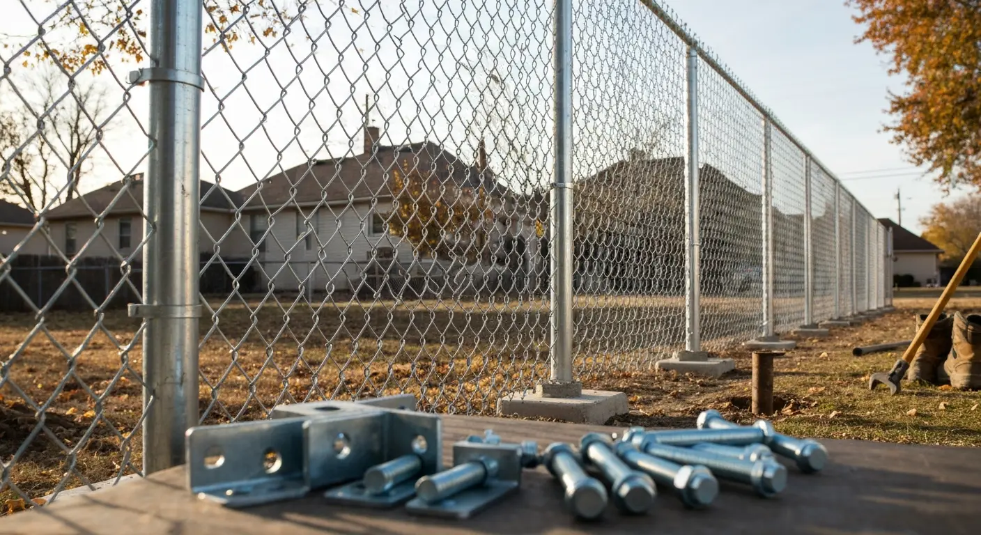 Chain-link fence repair